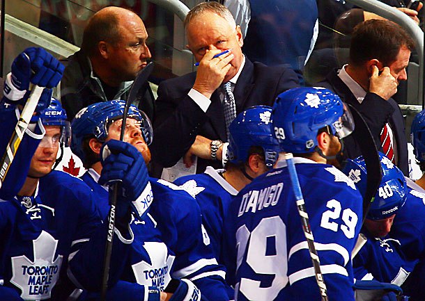 Expect a new look on the ice and perhaps behind the bench in Toronto next season. (Photo by Abelimages/Getty Images)