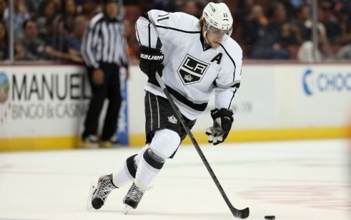 Anze Kopitar has been one of the best players in the 2014 Stanley Cup playoffs. (Photo by Jeff Gross – Getty Images)
