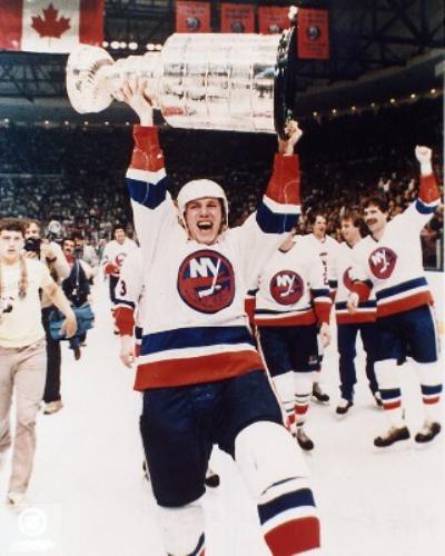 Bryan Trottier 1982 New York Islanders Vintage Home Throwback NHL Hockey  Jersey