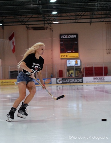 The Bikini Hockey League Pretty in black and blue