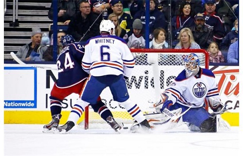 Blue Jackets steal point from Oilers in shootout