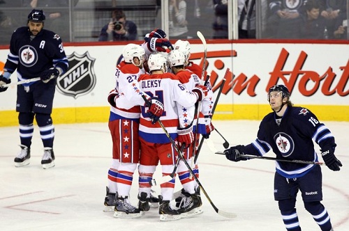 NHL: Washington Capitals at Winnipeg Jets