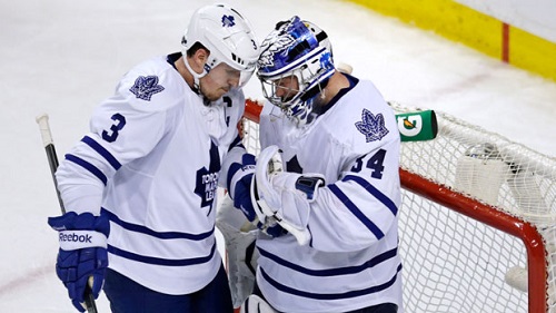 James Reimer is looking to keep his position