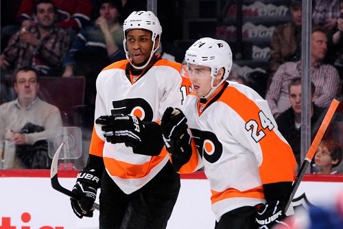 Read and Simmonds are two valuable pieces to the puzzle in Philly. (Photo by Richard Wolowicz/Getty Images)