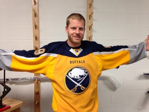 Sabres unveil new home and away jerseys