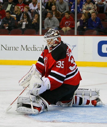 Cory Schneider #35 of the New Jersey Devils