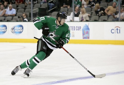 Valeri Nichushkin #43  Dallas stars hockey, Hot hockey players, Stars  hockey