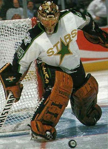 Andy Moog played as the Dallas Stars goaltender for 4 seasons