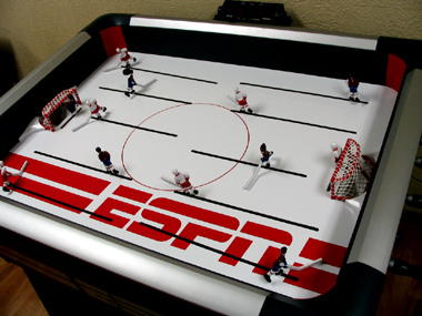 If ESPN even made table hockey games then why not provide more coverage of the sport as well?  (Photo credit: http://www.flickr.com/photos/sammo371/369423367/)