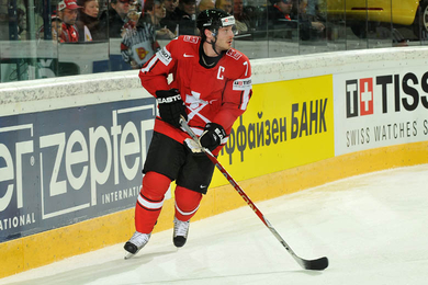 Mark Streit Projected Captain For All Time Swiss Olympic Team (Photo by Matthew Manor / HHOF-IIHF Images)