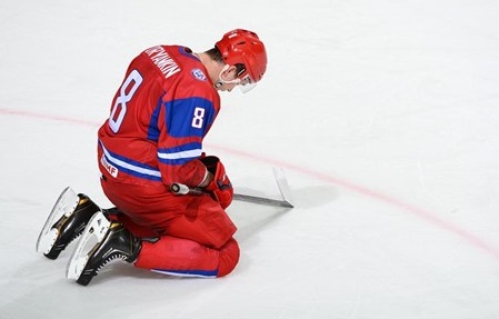 So... This is what sad feels like... (Photo by Andre Ringuette/HHOF-IIHF Images)