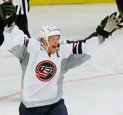 Phil Housley is the all-time leader in points by an American defensemen. (Photo by Alexander Demianchuk/Reuters)