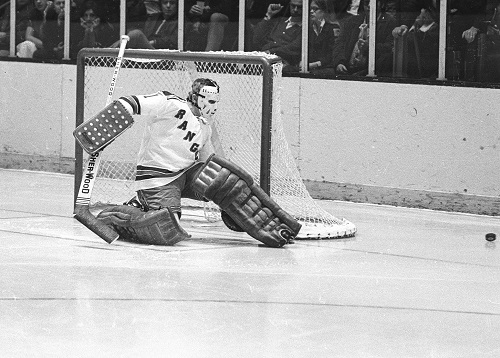 Eddie Giacomin will soon be second on the Rangers shutout list, but he comes in third in our Rangers All-Time Goaltender rankings. (Photo by Bruce Bennett Studios – Getty Images)