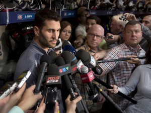 Brian Gionta has been a leader for the Habs on the ice and in the room all season long. (Photo by Ryan Remiorz/THE CANADIAN PRESS)
