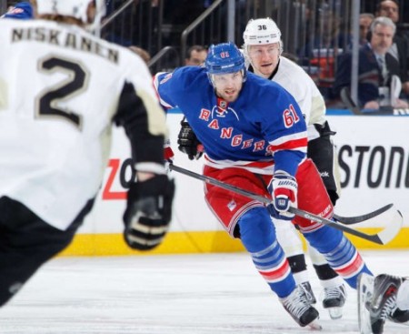 Rick Nash has been the target of the MSG boobirds. (Photo by Scott Levy – NHLi via Getty Images)