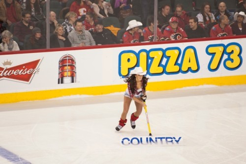 Alanna Calgary Flames Ice Girl.