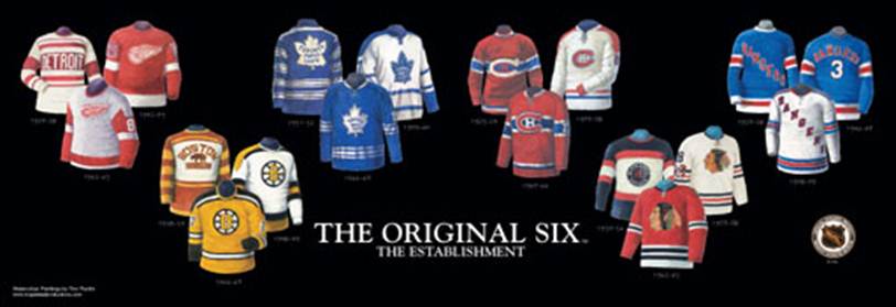 original six jerseys