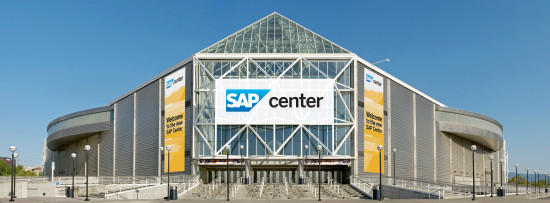 The San Jose Sharks and their AHL affiliate will be sharing the SAP Center starting next season. (ArenaNetwork.com)
