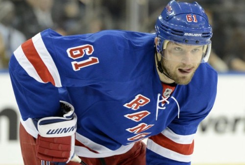Rick Nash’s production is crucial to the Rangers success. (TheHockeyNews.com / Getty Images)
