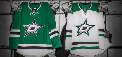 These jerseys took some getting used to by a lot of fans but were ultimately a breath of fresh air for the organization. (Dallas Stars)