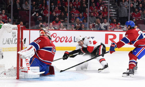 Carey Price is a finalist for both the Vezina and the Hart Trophy in 2015. (Francois Lacasse – NHLi via Getty Images)