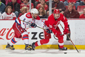 The Detroit Red Wings will try to rebound Tuesday against Carolina after losing a hard-fought matchup to the Washington Capitals on Sunday, April 5, 2015. (Photo by Dave Reginek/NHLI via Getty Images)