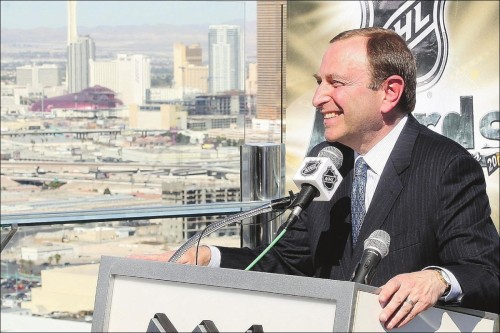 The NHL might have more than their annual awards ceremony in Las Vegas soon. (Jason Merritt – Getty Images)