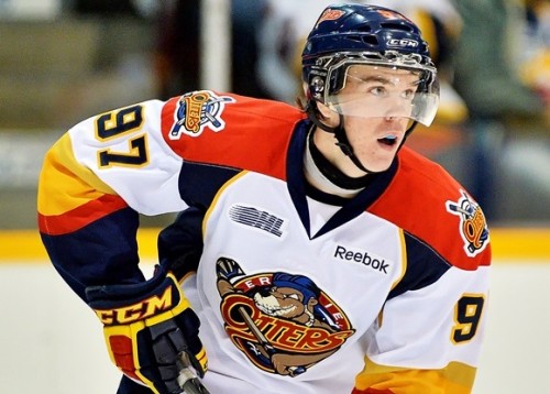 Connor McDavid Erie Otters Signed 8x10 OHL Hockey Memorabilia