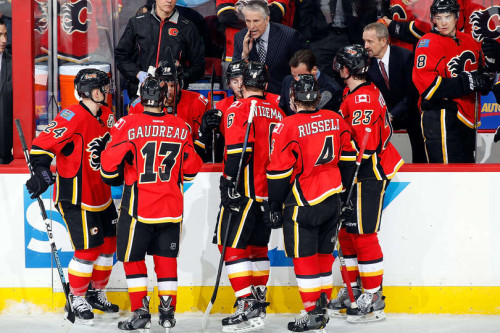 Bob Hartley is the clear front-runner for the 2015 Jack Adams Trophy. (Gerry Thomas – NHLi via Getty Images)