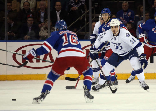 The Rangers miss Brian Boyle’s ability to win key face offs. (Bruce Bennett – Getty Images)