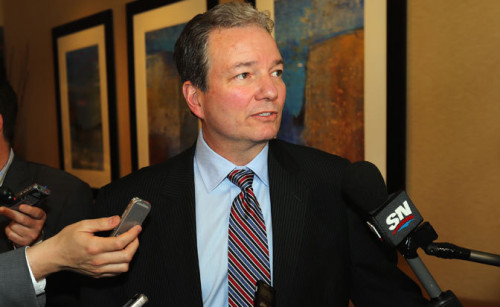 Ray Shero’s next stop as GM stays within the Metropolitan Division. (Getty Images)
