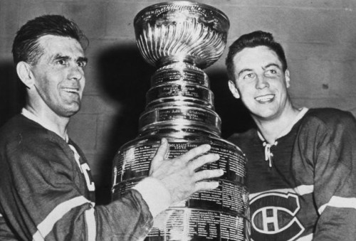 Maurice Richard and Jean Beliveau (SI)