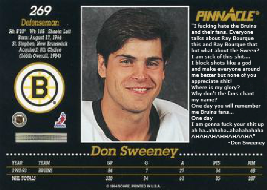 Sweeney screws the Boston Fans