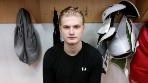 Forward Adam Marsh at the Red Wings annual Prospect Development Camp in Traverse City. July 5, 2015. (Photo by Author)