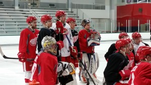 Players on the left include Chase Perry, Vili Saarijarvi, Won-Jun Kim and Tomas Kral. July 5, 2015 (Photo by Author)