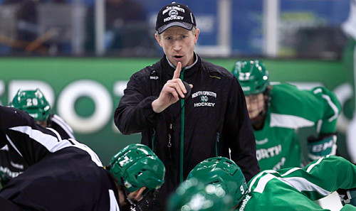 The Flyers brought in Dave Hakstol from the University of North Dakota to lea a squad on the younger side. (Associated Press)