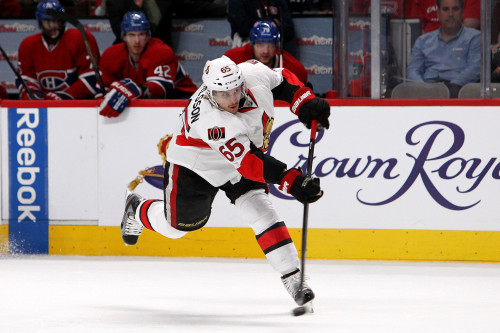Having a mobile defenseman like an Erik Karlsson will give teams a leg up in the new three-on-three overtime format. (Francois Leplante – Getty Images)