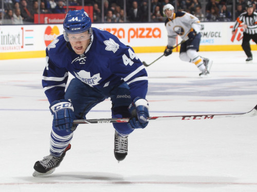 Morgan Rielly is a ton of fun to watch. (Claus Anderson/Getty Images)