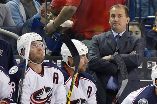 Todd Richards compiled a 127-112-21 record since he took over Columbus in 2012. (Kevin Hoffman – USA Today Sports)