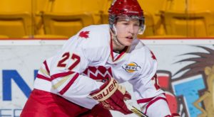 Defenseman Dennis Cholowski was selected 20th overall by the Detroit Red Wings in the 2016 NHL Entry Draft. (Photo by Sportsnet.ca)