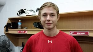 Goalie Filip Larsson was drafted in the 6th Round of the 2016 NHL Draft by the Detroit Red Wings. (Photo by Author)