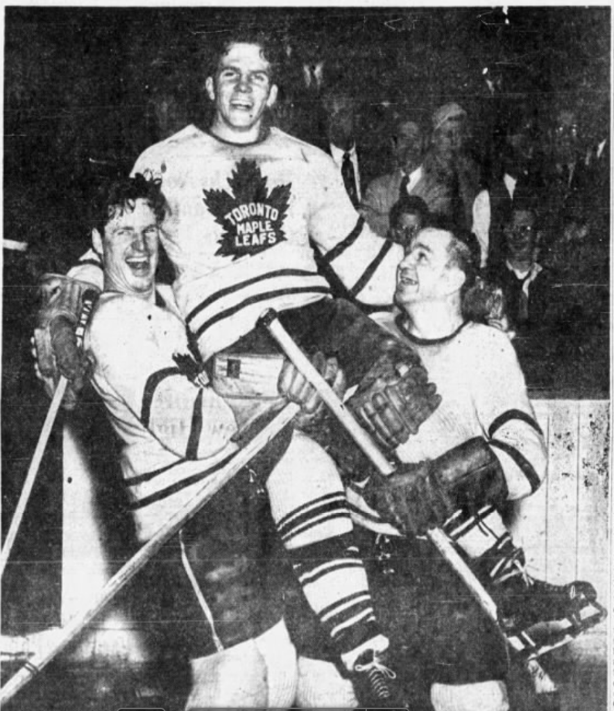 1940's Bill Barilko Signed Cut Signature Card. Hockey, Lot #81804