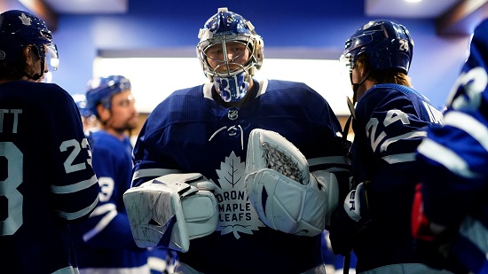 Hurricanes goalie Frederik Andersen will face the Maple Leafs