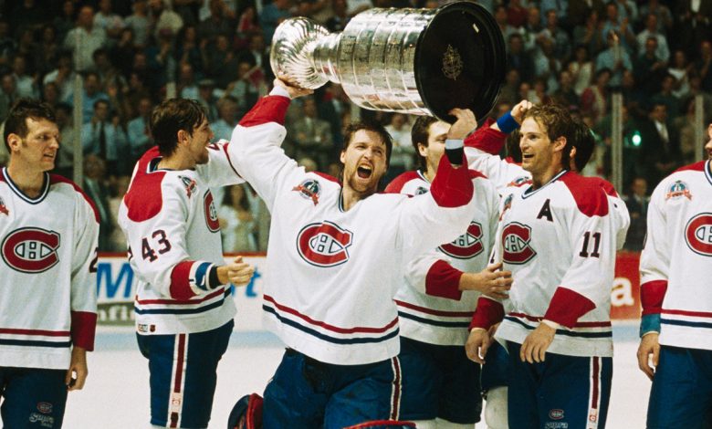 Wayne Gretzky Lifts The Stanley Cup by Bettmann